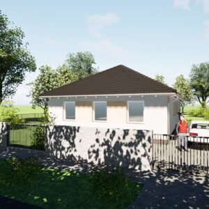 ÚJ ÉPÍTÉSŰ nettó 110 m2 önálló családi ház Taksony frekventált részén!